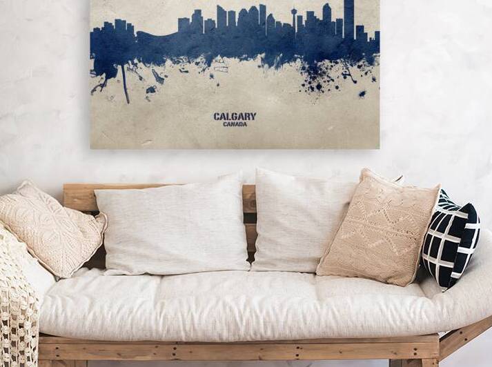 Calgary Canada Skyline by Michael Tompsett