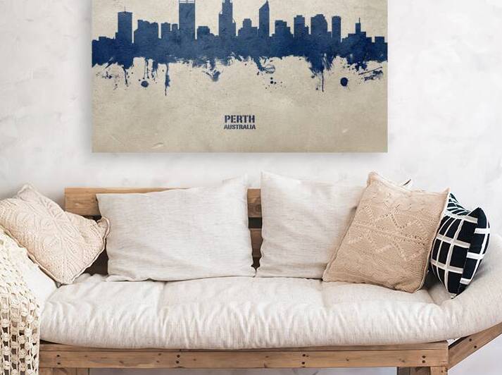 Perth Australia Skyline by Michael Tompsett