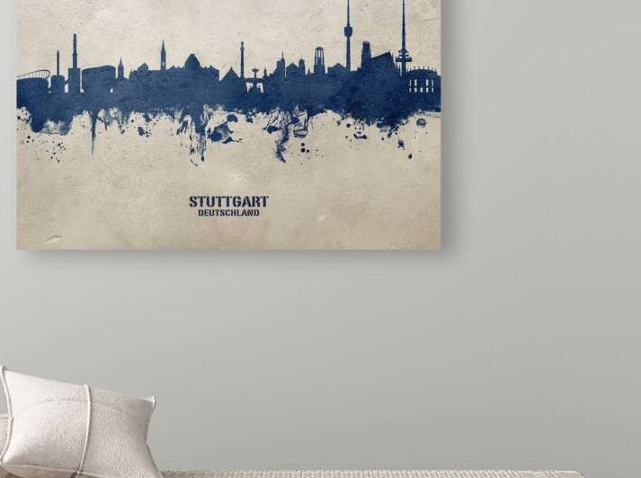 Stuttgart Germany Skyline by Michael Tompsett