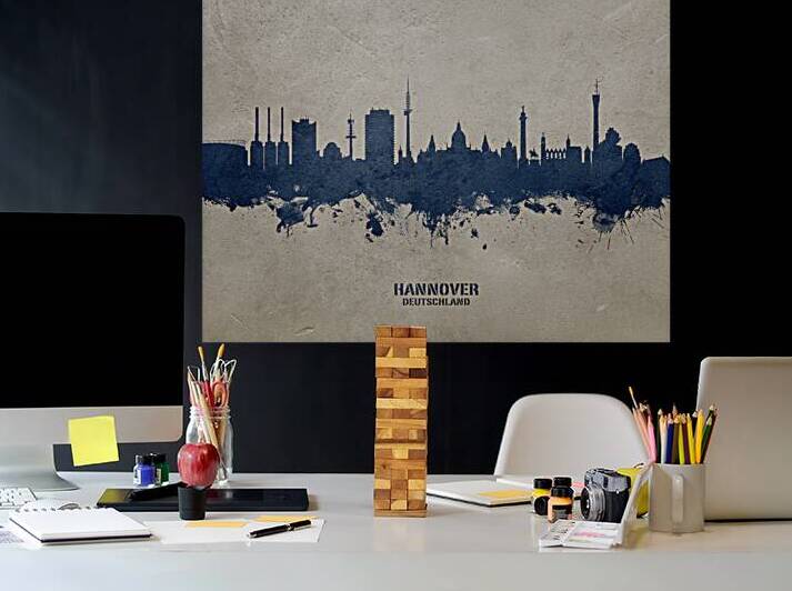 Hannover Germany Skyline by Michael Tompsett