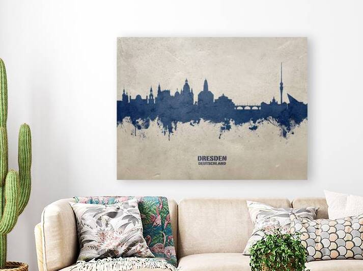 Dresden Germany Skyline by Michael Tompsett