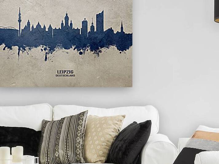 Leipzig Germany Skyline by Michael Tompsett