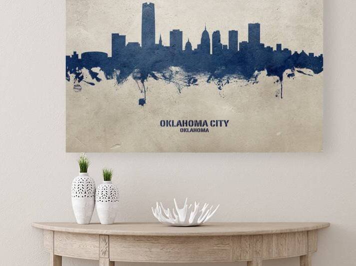 Oklahoma City Skyline Reproduction