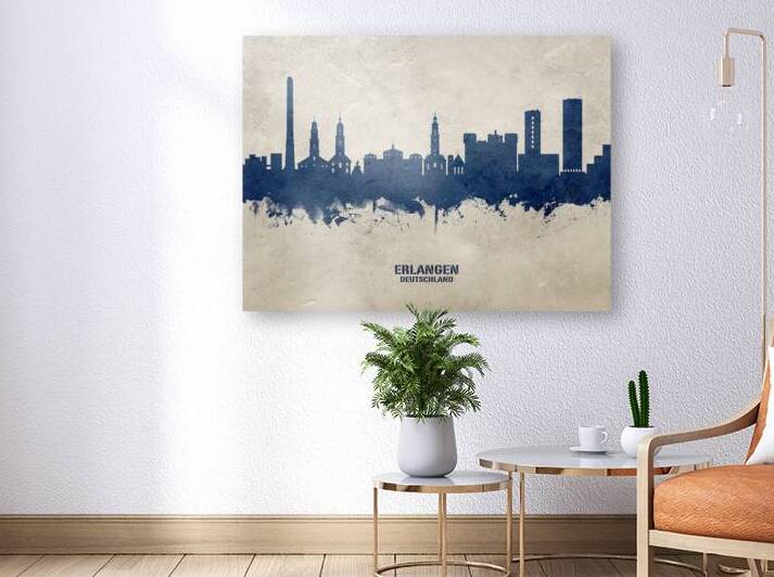 Erlangen Germany Skyline Reproduction