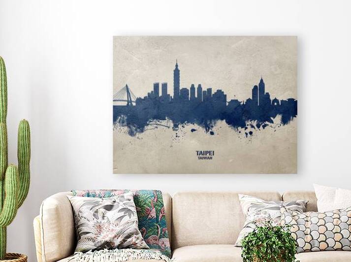 Taipei Taiwan Skyline by Michael Tompsett