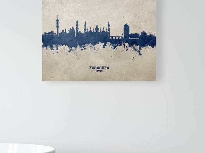 Zaragoza Spain Skyline Reproduction