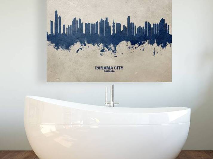 Panama City Skyline by Michael Tompsett