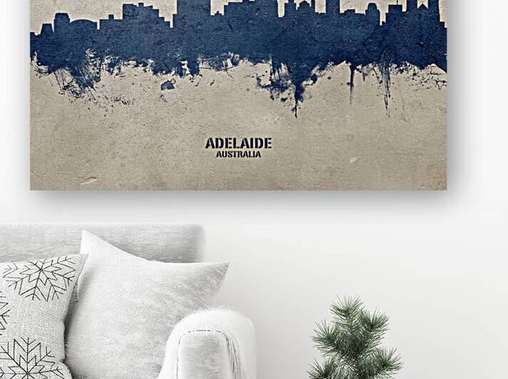 Adelaide Australia Skyline by Michael Tompsett