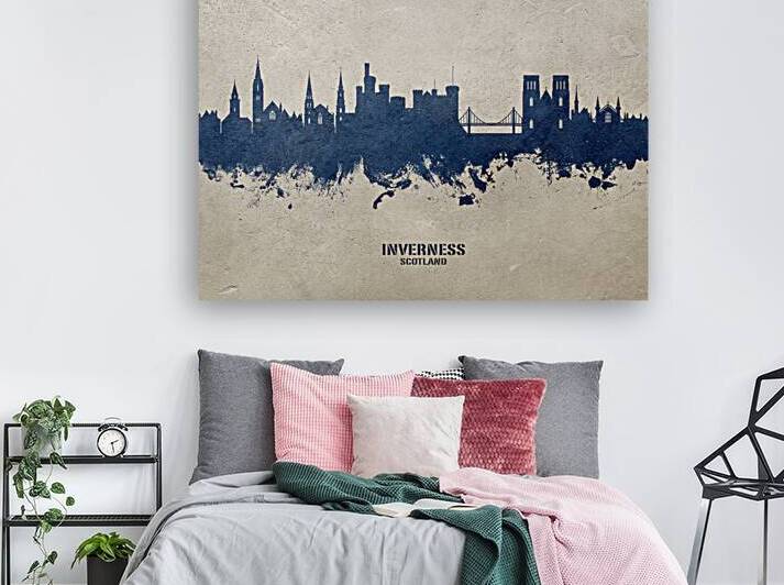 Inverness Scotland Skyline by Michael Tompsett