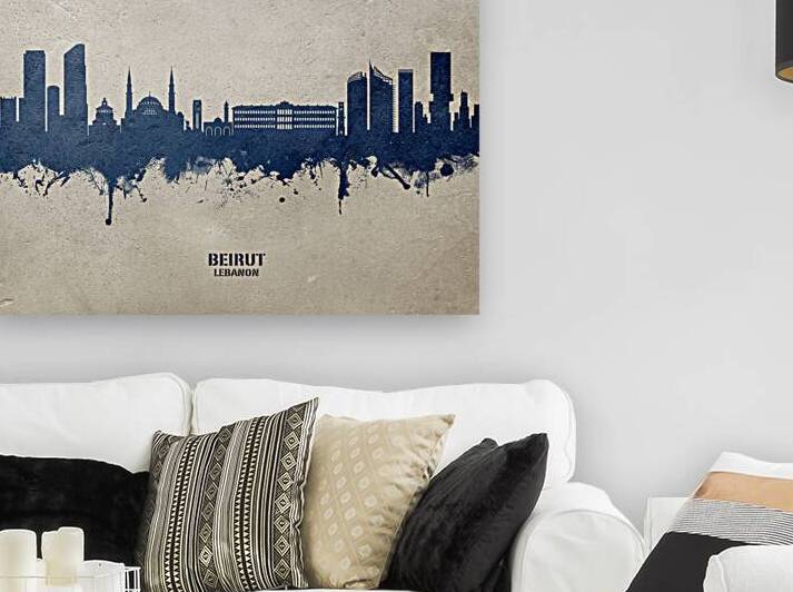 Beirut Lebanon Skyline by Michael Tompsett