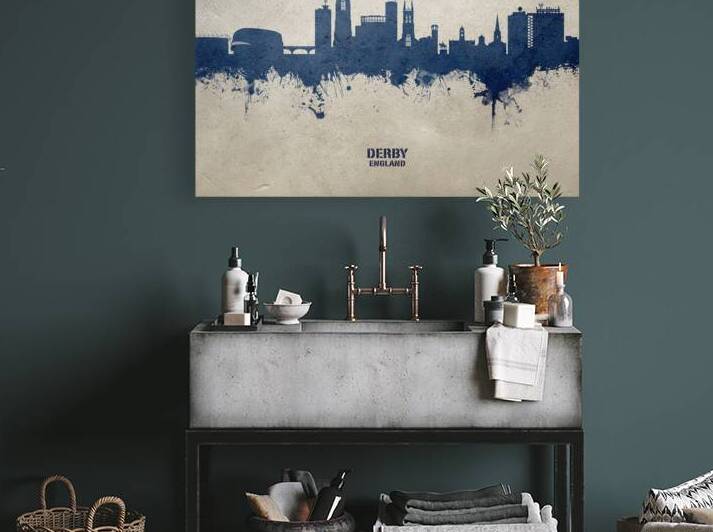 Derby England Skyline by Michael Tompsett