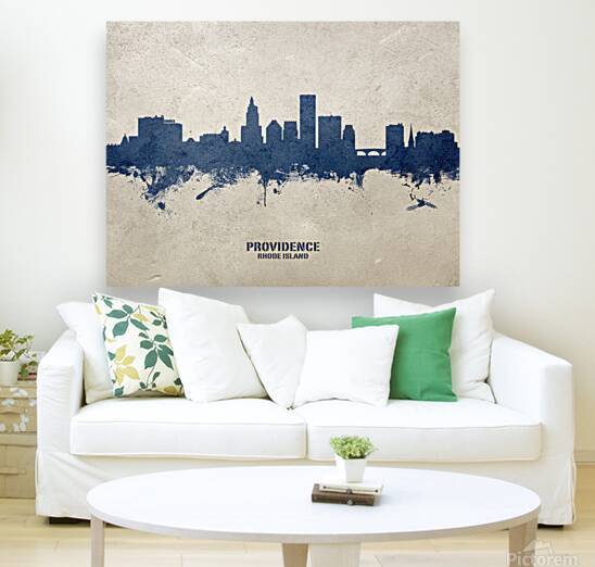 Providence Rhode Island Skyline by Michael Tompsett