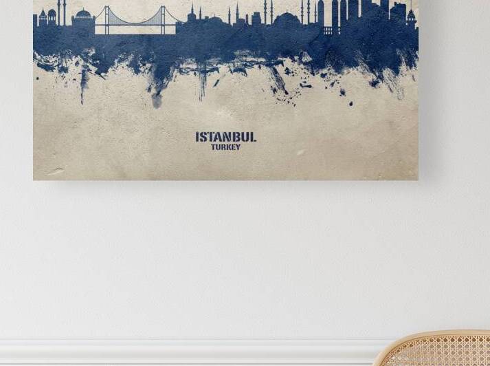 Istanbul Turkey Skyline by Michael Tompsett