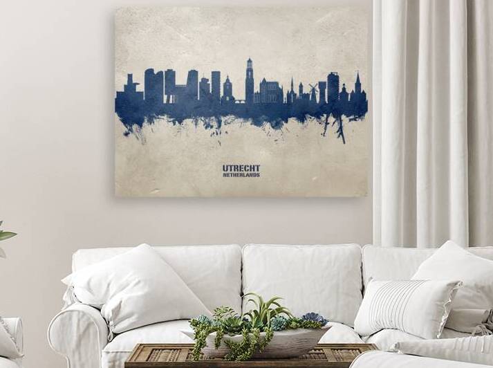 Utrecht The Netherlands Skyline by Michael Tompsett