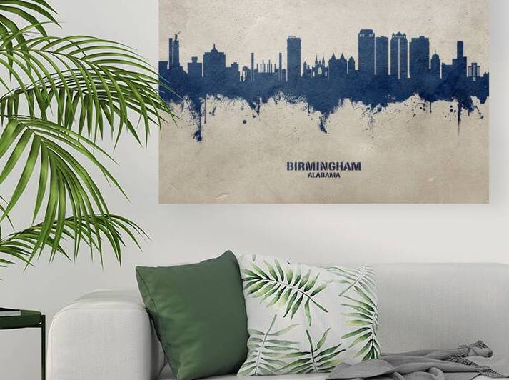 Birmingham Alabama Skyline by Michael Tompsett