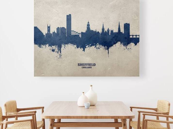 Sheffield England Skyline by Michael Tompsett