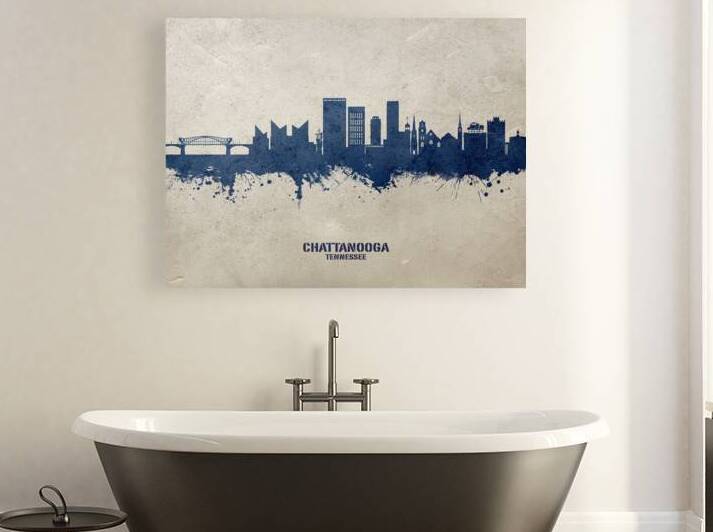 Chattanooga Tennessee Skyline by Michael Tompsett
