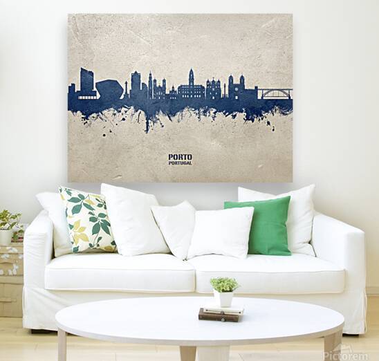 Porto Portugal Skyline by Michael Tompsett