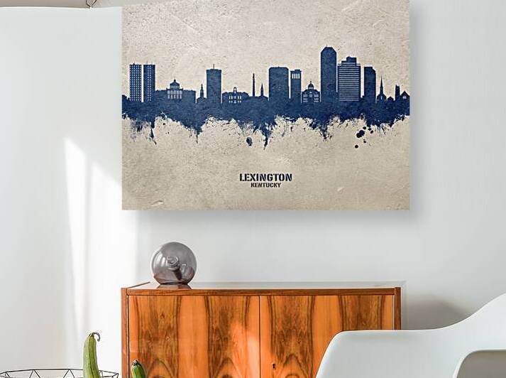 Lexington Kentucky Skyline by Michael Tompsett
