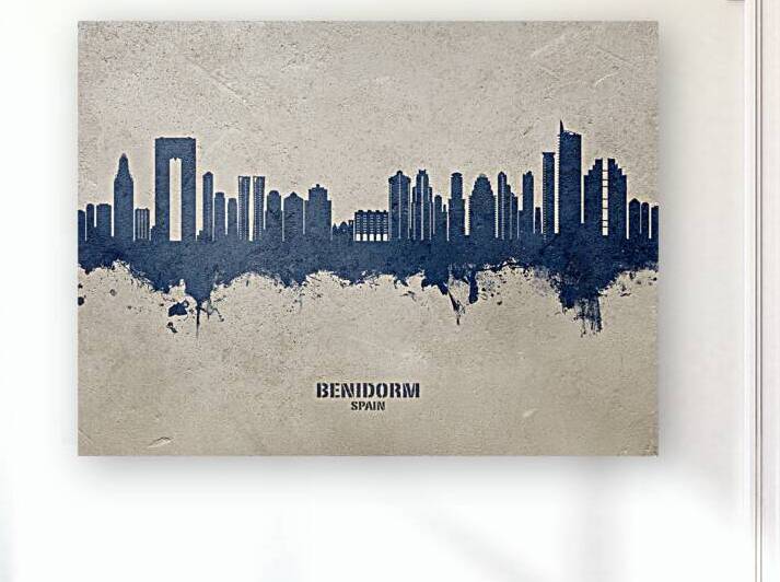 Benidorm Spain Skyline by Michael Tompsett