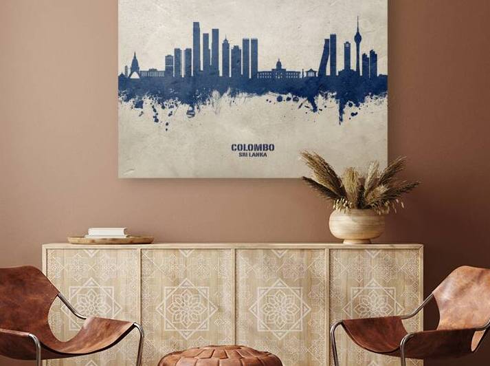 Colombo Sri Lanka Skyline by Michael Tompsett