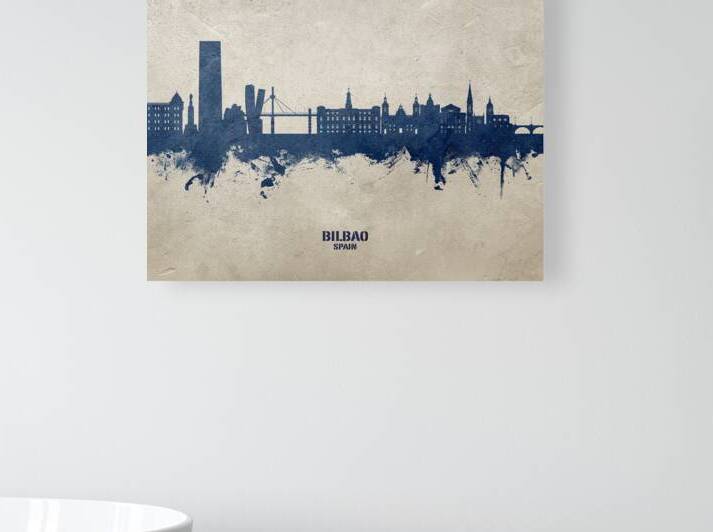 Bilbao Spain Skyline by Michael Tompsett