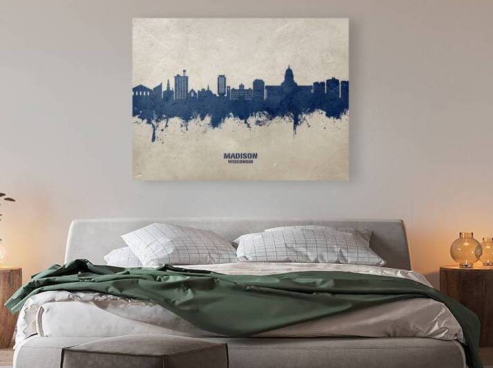 Madison Wisconsin Skyline by Michael Tompsett