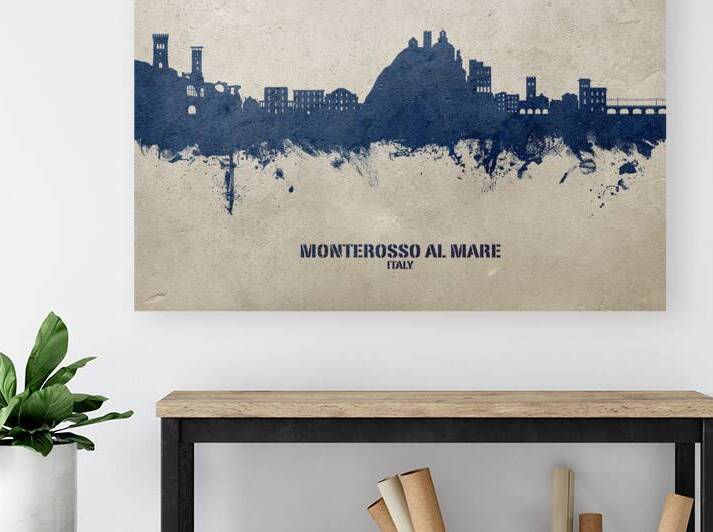 Monterosso al Mare Italy Skyline by Michael Tompsett