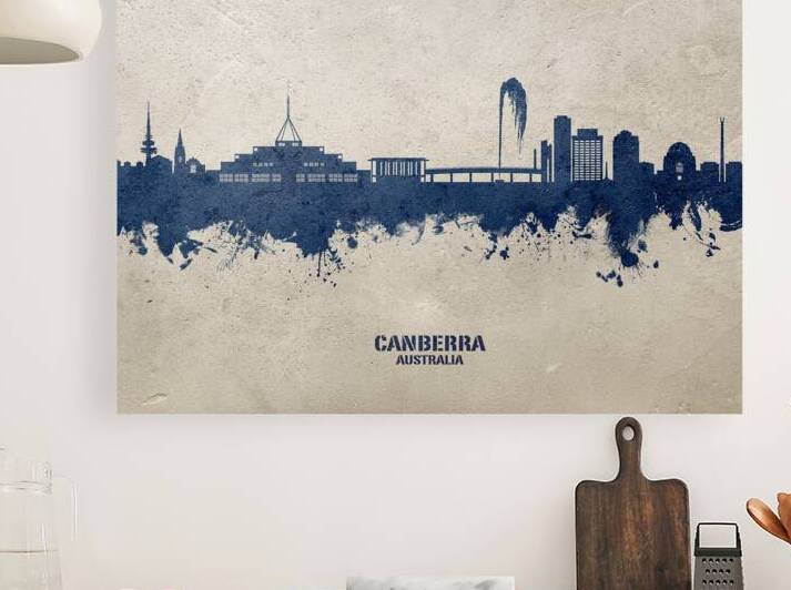 Canberra Australia Skyline by Michael Tompsett