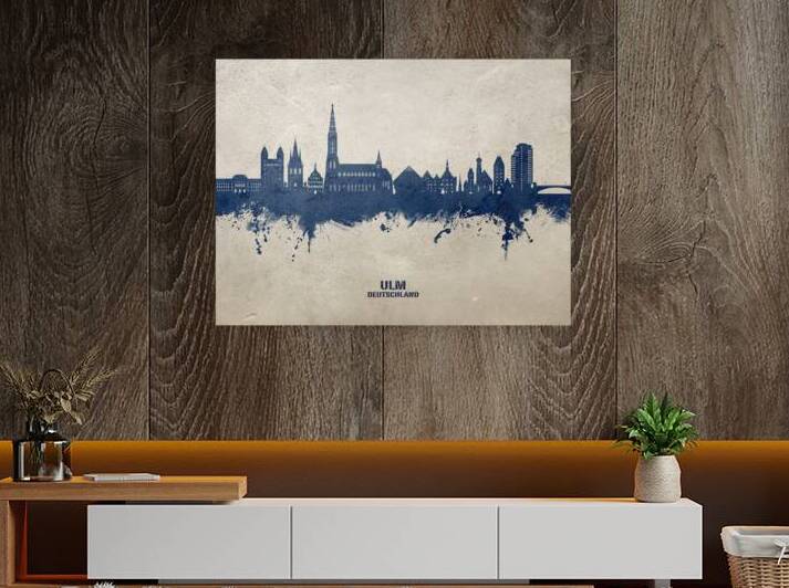 Ulm Germany Skyline by Michael Tompsett