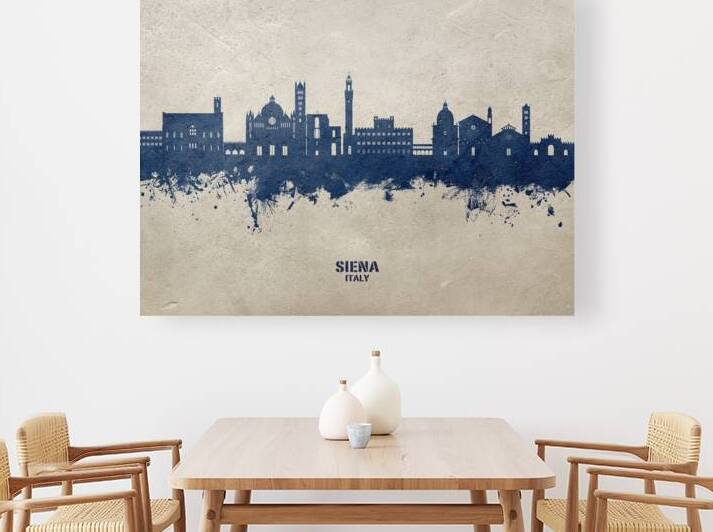 Siena Italy Skyline by Michael Tompsett