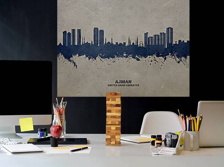 Ajman Skyline by Michael Tompsett