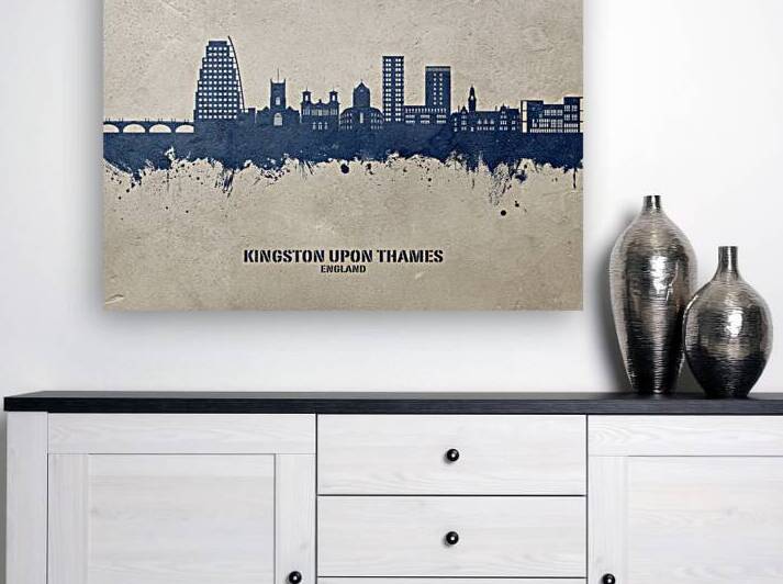 Kingston upon Thames England Skyline by Michael Tompsett