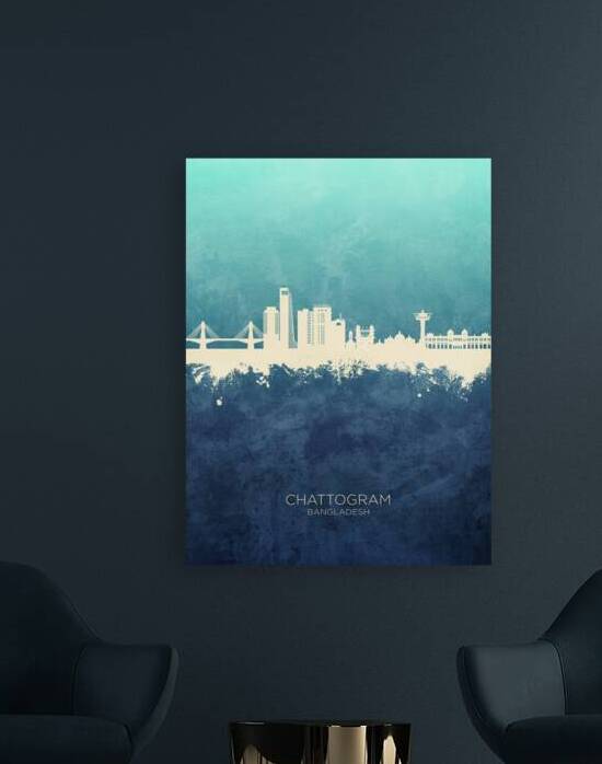 Chattogram Bangladesh Skyline by Michael Tompsett