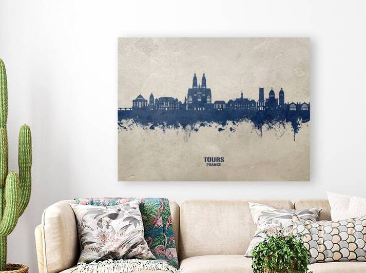 Tours France Skyline by Michael Tompsett