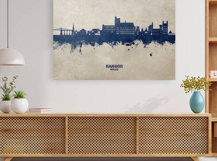 Bangor Wales Skyline by Michael Tompsett