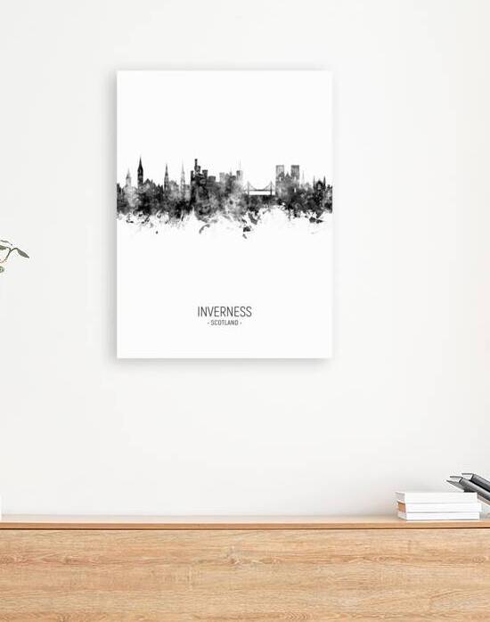 Inverness Scotland Skyline by Michael Tompsett