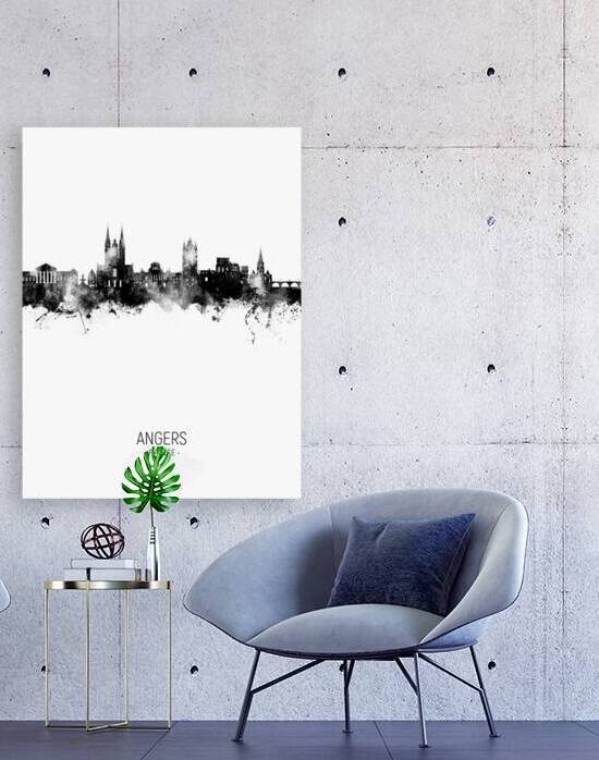 Angers France Skyline by Michael Tompsett