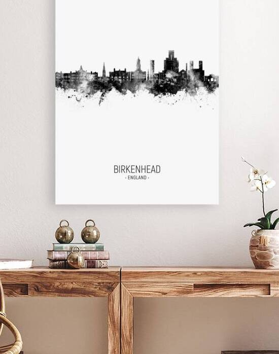 Birkenhead England Skyline by Michael Tompsett