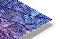 Washington DC Skyline Map HD Metal print