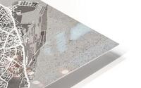 Edinburgh Skyline Map HD Metal print