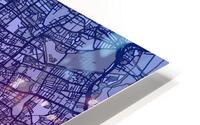 London Skyline Map HD Metal print