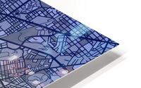 Washington DC Skyline Map HD Metal print