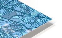 Washington DC Skyline Map HD Metal print