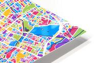 London Skyline Map HD Metal print
