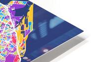 Edinburgh Skyline Map HD Metal print