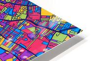Liverpool Skyline Map HD Metal print