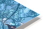 Dublin Skyline Map HD Metal print