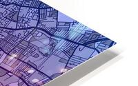 Liverpool Skyline Map HD Metal print