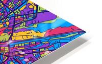 Munich Skyline Map HD Metal print